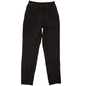 Vintage Pepe Jeans 90s Black Original Pepe Betty Tapered Leg Jeans size 9/10